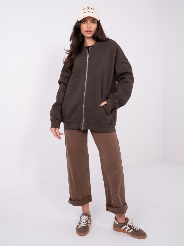 Bluza-WT-BL-A1454.84-ciemny brązowy