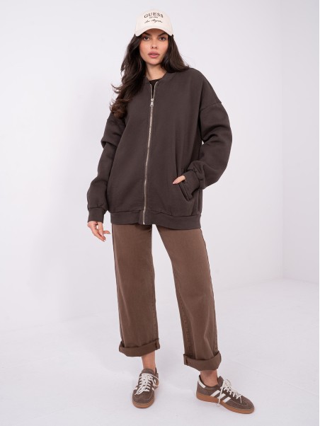 Bluza-WT-BL-A1454.84-ciemny brązowy