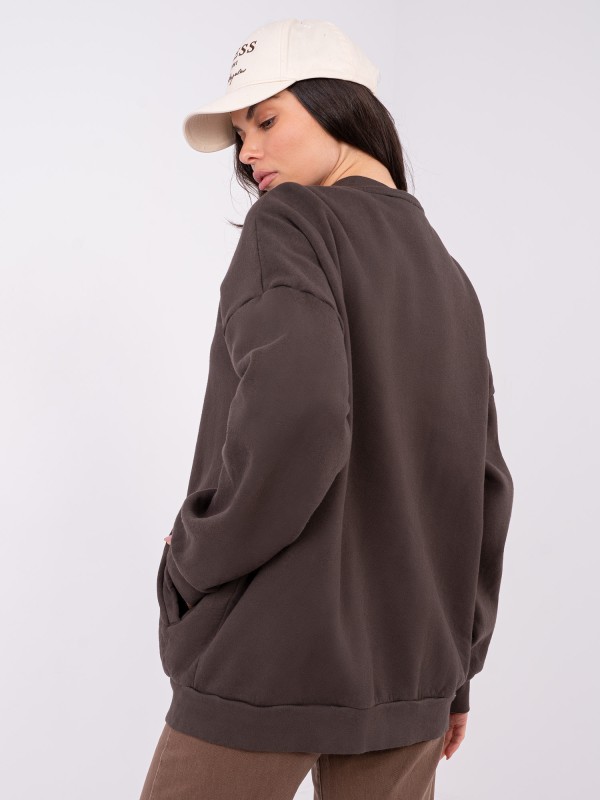 Bluza-WT-BL-A1454.84-ciemny brązowy