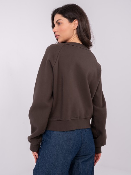 Bluza-WT-BL-A1452.99-ciemny brązowy