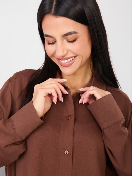 Marškinėliai-LK-KS-510197.12P-rudi