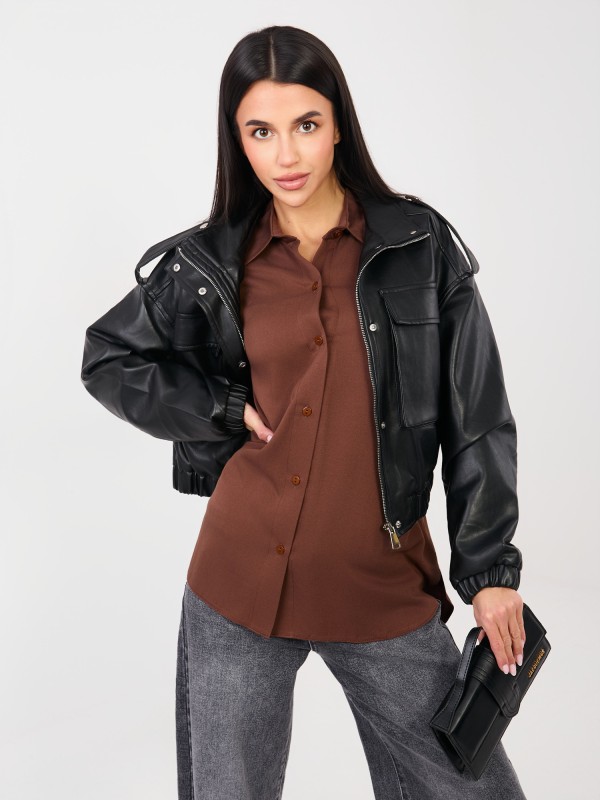 Marškinėliai-LK-KS-510197.12P-rudi