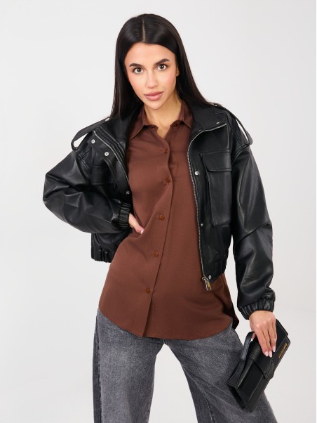 Marškinėliai-LK-KS-510197.12P-rudi