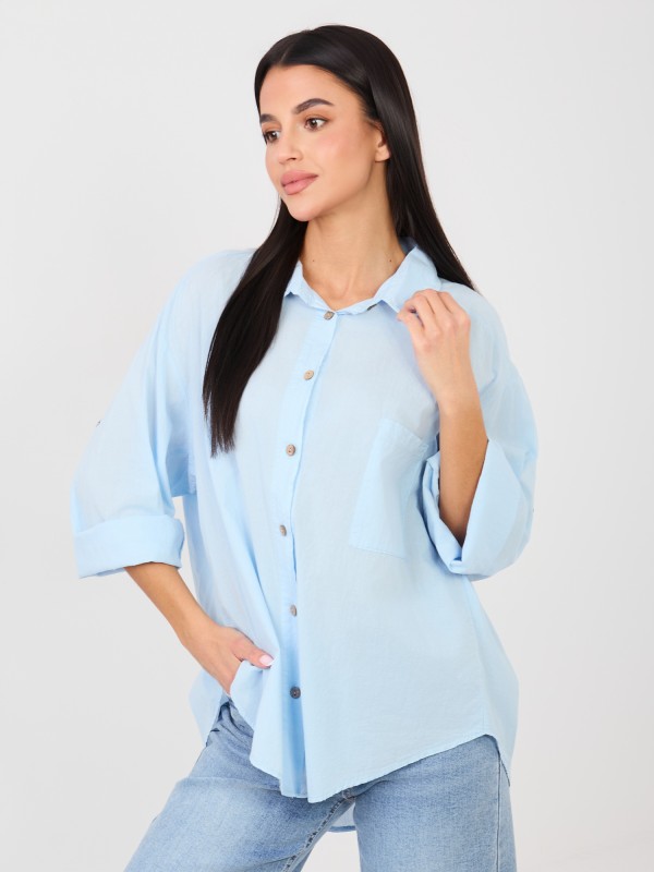 Marškinėliai-IT-KS-6704.25-šviesiai mėlyni