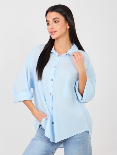 Marškinėliai-IT-KS-6704.25-šviesiai mėlyni