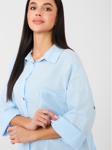 Marškinėliai-IT-KS-6704.25-šviesiai mėlyni