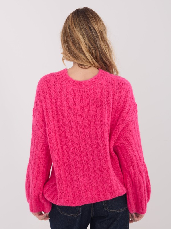 Sweter-MI-SW-1215.97-fuksjowy