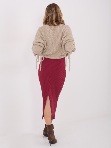 Spódnica-RV-SD-A1067.84-bordowy