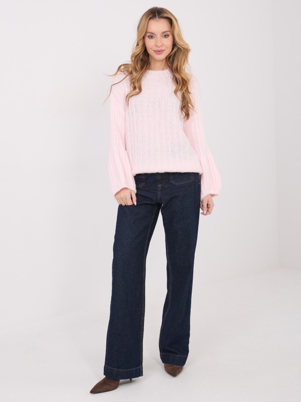 Sweter-MI-SW-1215.51-jasny różowy