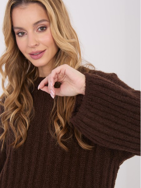 Sweter-MI-SW-1215.51-brązowy