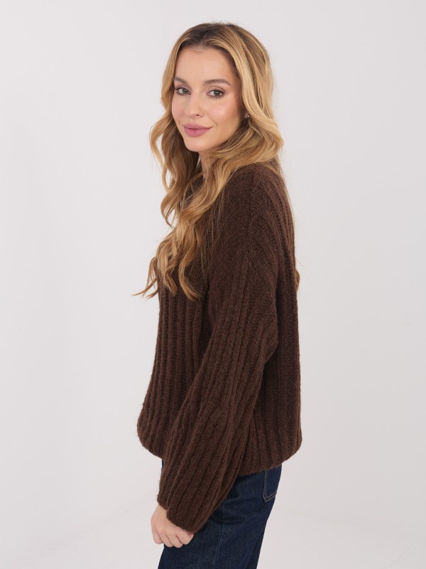 Sweter-MI-SW-1215.51-brązowy