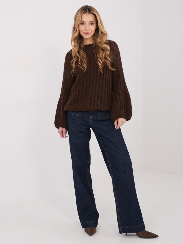 Sweter-MI-SW-1215.51-brązowy