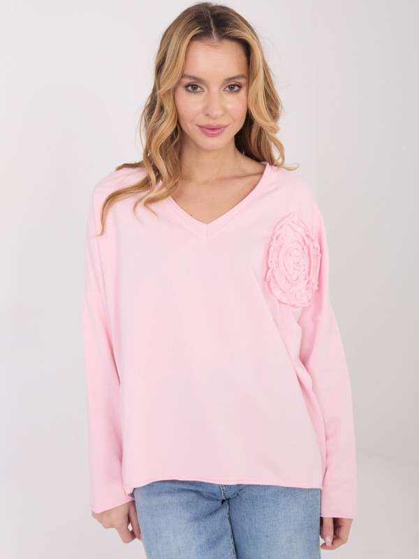 Bluzka-IT-BZ-6694.69-jasny różowy