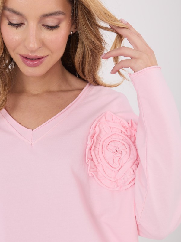 Bluzka-IT-BZ-6694.69-jasny różowy