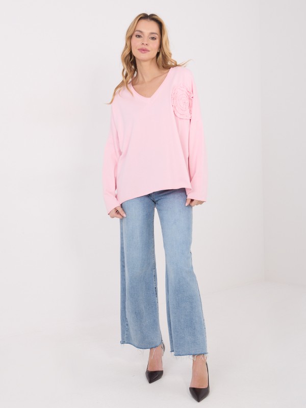 Bluzka-IT-BZ-6694.69-jasny różowy