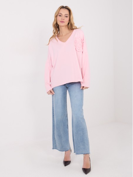 Bluzka-IT-BZ-6694.69-jasny różowy