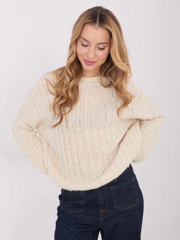 Megztinis-MI-SW-1215.97-šviesiai smėlio spalvos