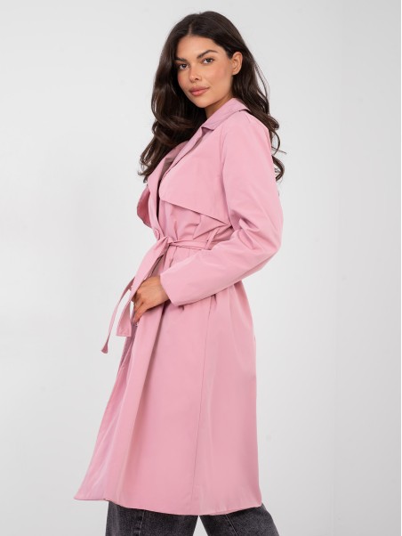 Płaszcz-IT-PL-FL8808.32-jasny różowy