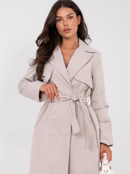 Płaszcz-IT-PL-FL8808.32-beżowy