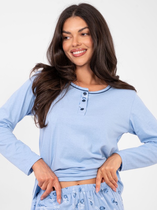 Piżama-DU-PI-FP-007.69-jasny niebieski