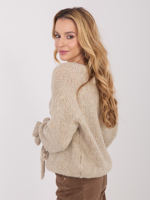 Sweter-MI-SW-1512.28-ciemny bezowy