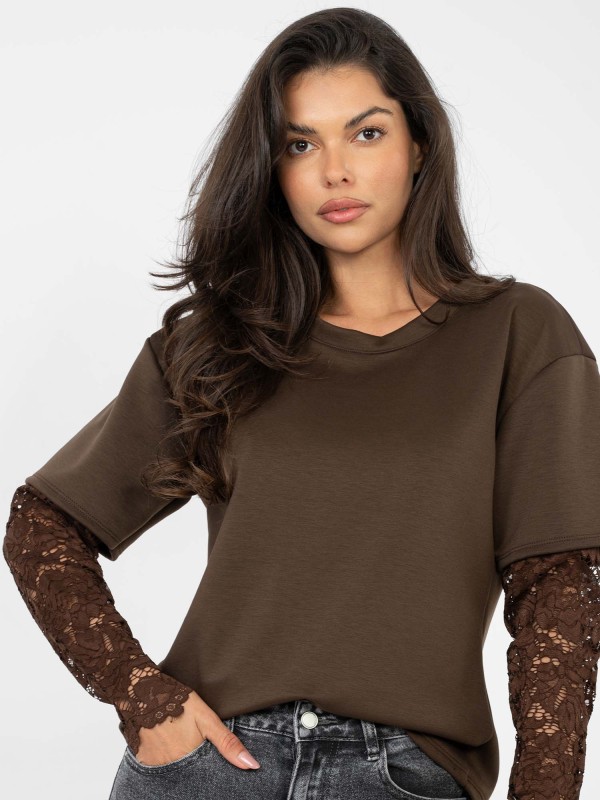 Bluzka-IT-BZ-22128.27-ciemny brązowy