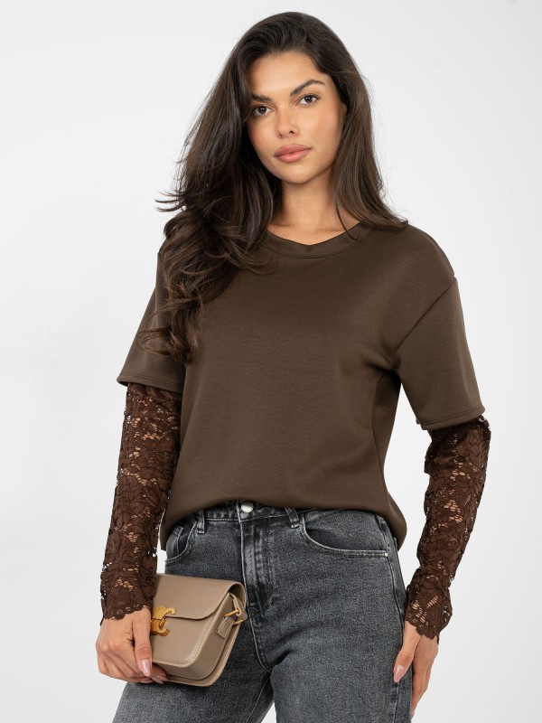 Bluzka-IT-BZ-22128.27-ciemny brązowy 2