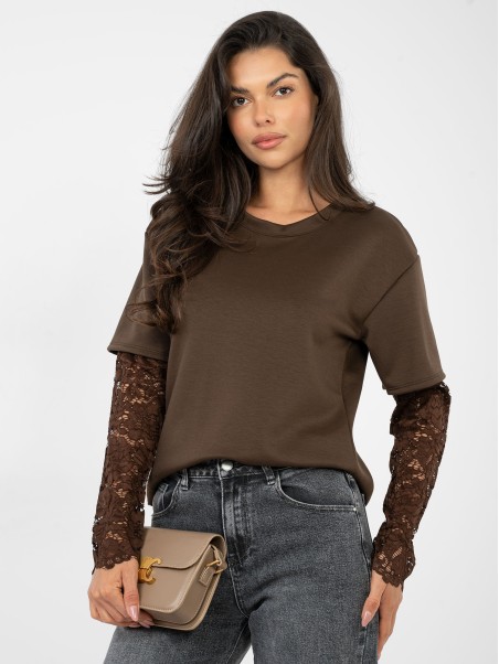 Bluzka-IT-BZ-22128.27-ciemny brązowy
