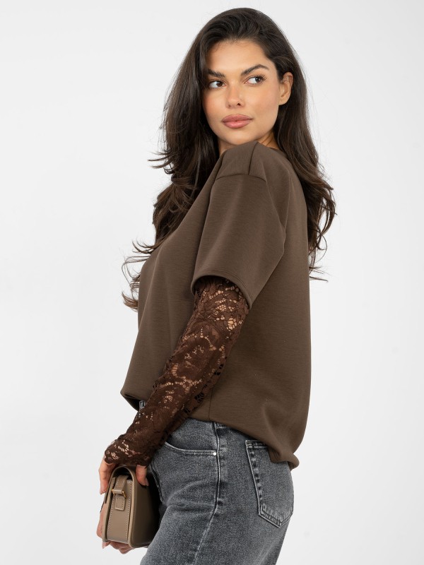 Bluzka-IT-BZ-22128.27-ciemny brązowy