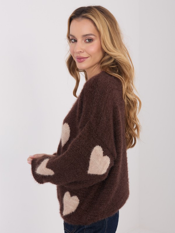 Sweter-MO-SW-1216.71-brązowy