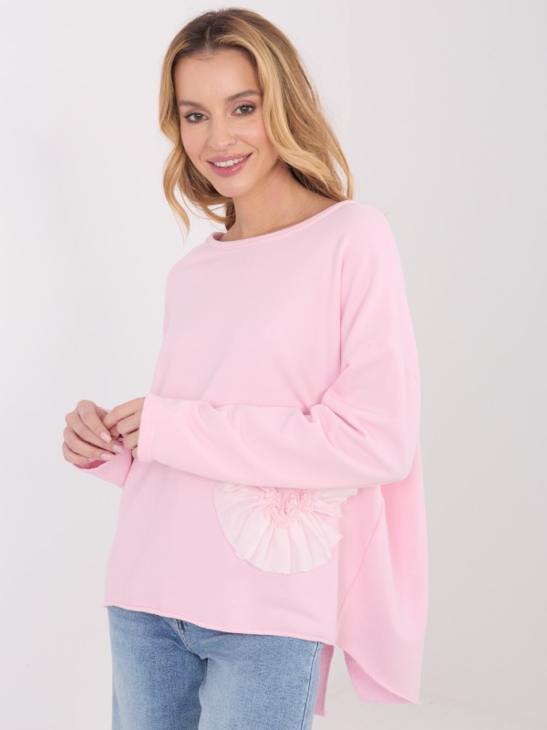 Bluzka-IT-BZ-6693.70-jasny różowy
