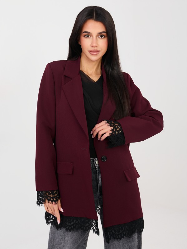 Marynarka-IT-MA-FL9916-3.18P-bordowy 2