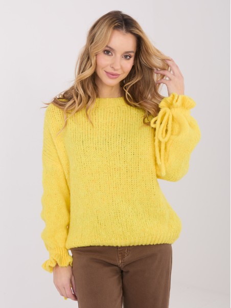 Sweter-MI-SW-1512.28-żółty