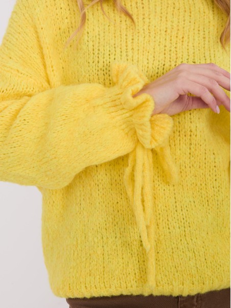 Sweter-MI-SW-1512.28-żółty