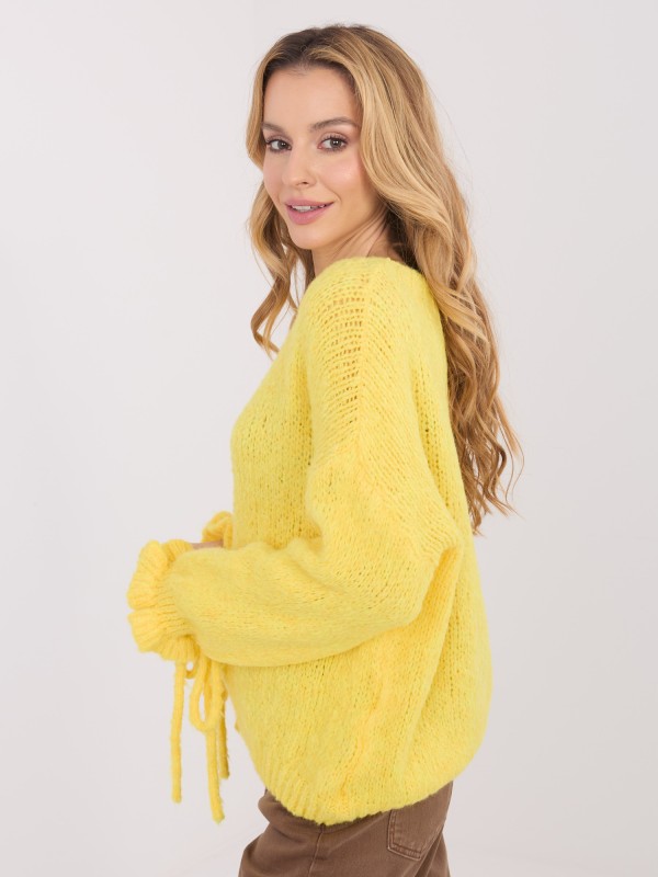 Sweter-MI-SW-1512.28-żółty