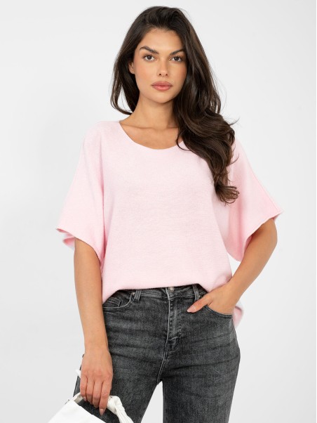 Megztinis-IT-SW-0811.82P-šviesiai rožinis