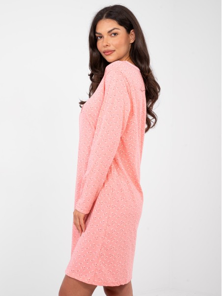 Koszula nocna-DU-KN-FP-105.36-pomarańczowy