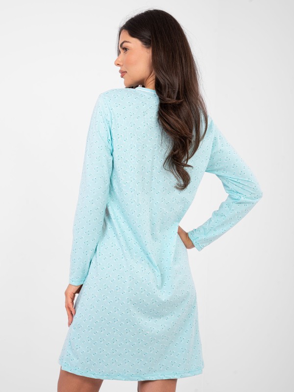 Koszula nocna-DU-KN-FP-105.36-mietowy