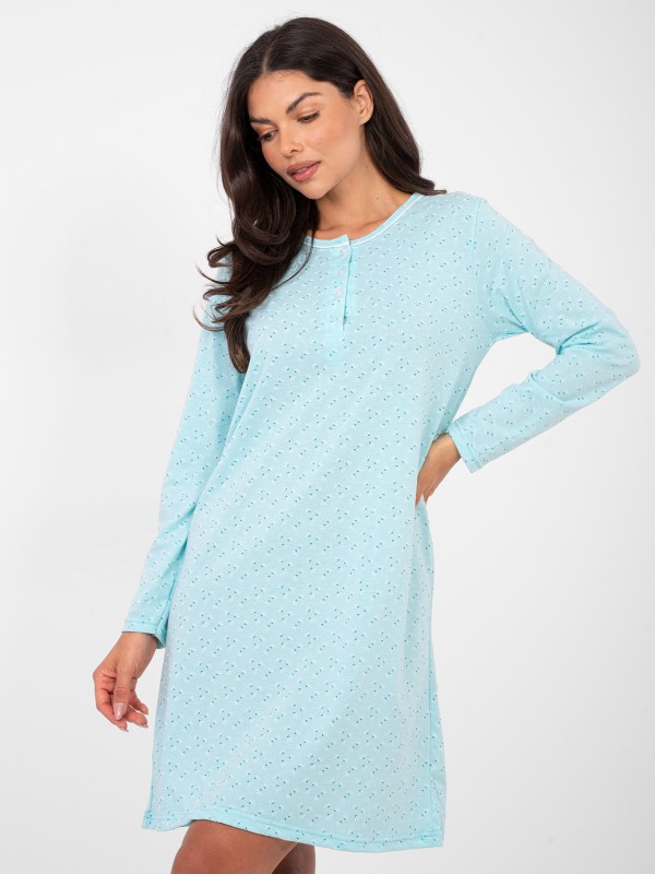 Koszula nocna-DU-KN-FP-105.36-mietowy 2