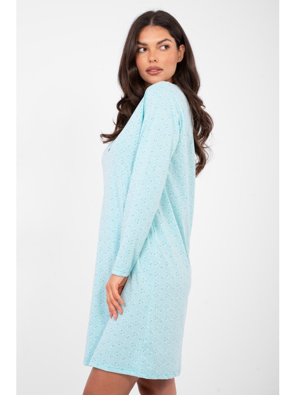 Koszula nocna-DU-KN-FP-105.36-mietowy