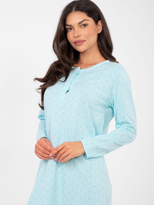 Koszula nocna-DU-KN-FP-105.36-mietowy