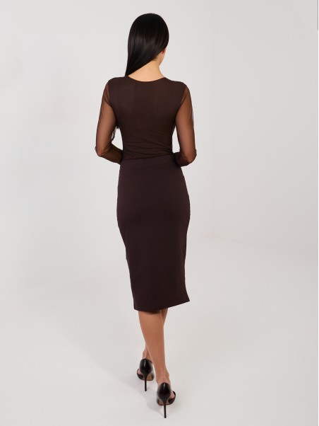 Sijonas-RV-SD-7847.80-tamsiai rudas