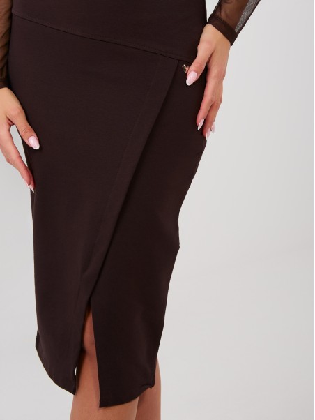 Sijonas-RV-SD-7847.80-tamsiai rudas