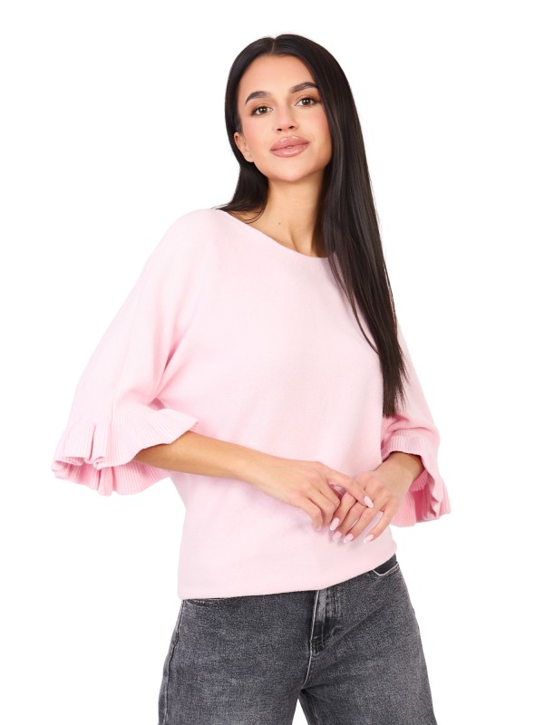 Sweter-IT-SW-99244.65-jasny różowy