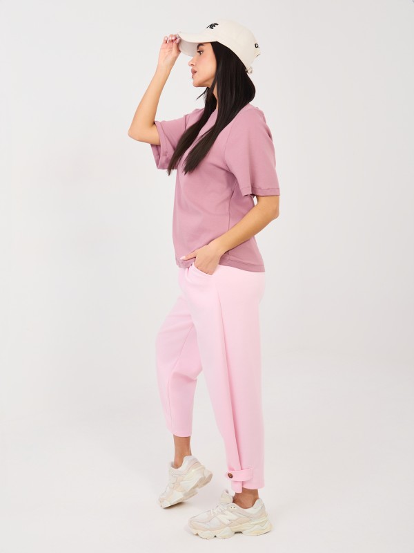 Spodnie-MI-SP-P6224.71-jasny różowy