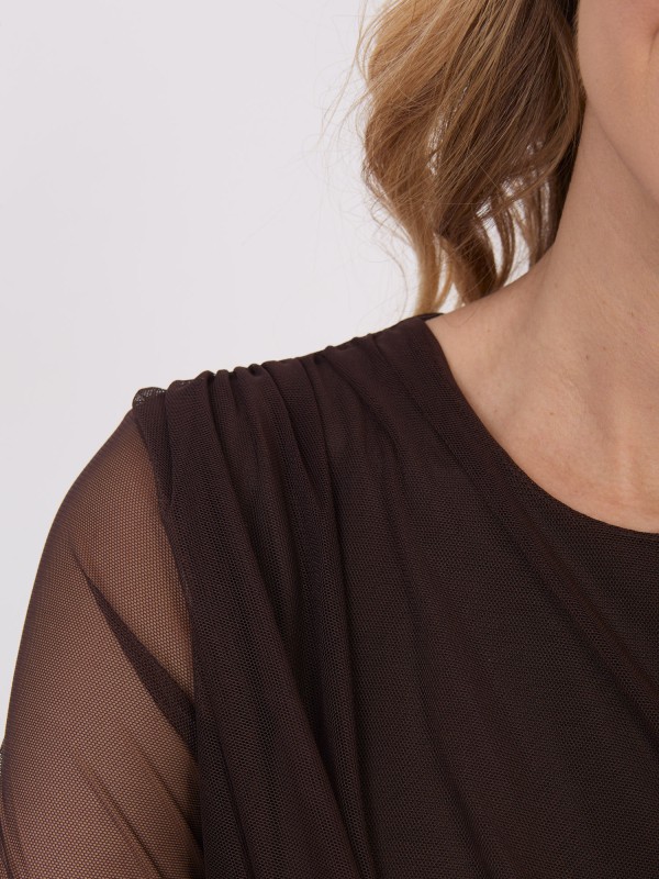 Bluzka-IT-BZ-21915.57-ciemny brązowy