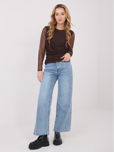 Bluzka-IT-BZ-21915.57-ciemny brązowy