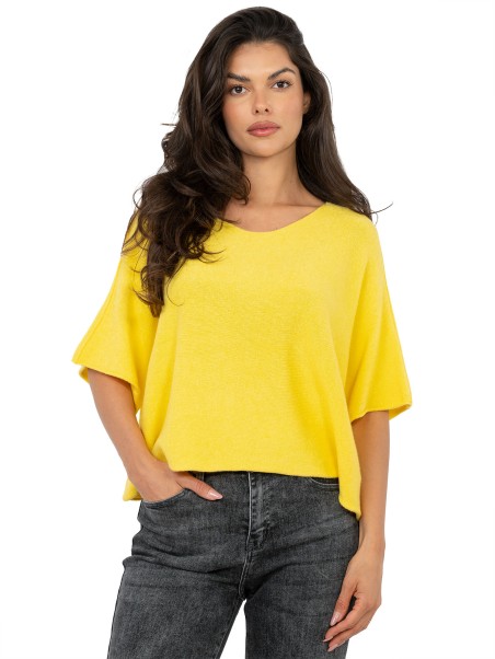 Sweter-IT-SW-0811.88P-żółty