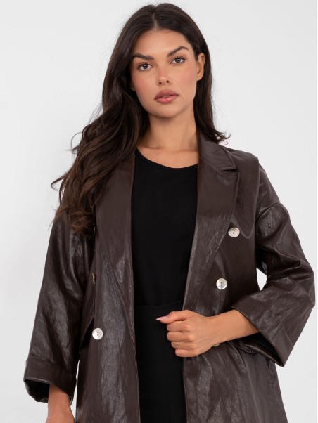 Švarkas-IT-MA-FL10061.51-tamsiai ruda