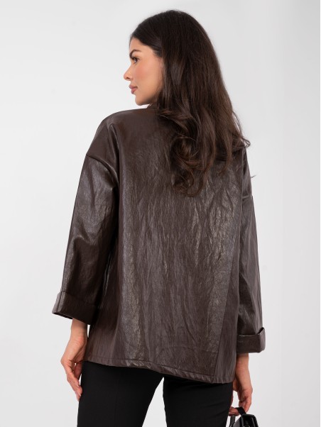 Švarkas-IT-MA-FL10061.51-tamsiai ruda